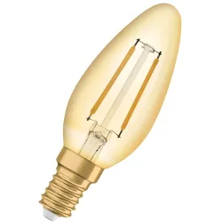Bulb Osram led e14 vint b fil 2.5w-824 gold