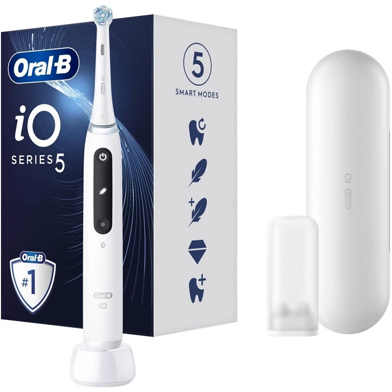 Birste zobu el.io 5 balta oral-b
