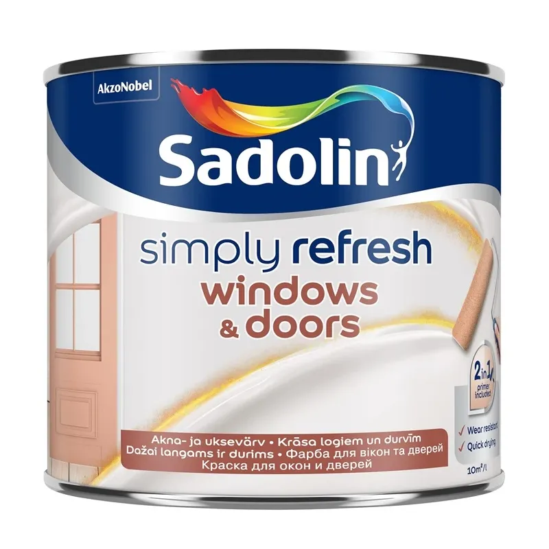 Krāsa Sadolin Simply Refresh Simply Refresh, 0.5, Emalja