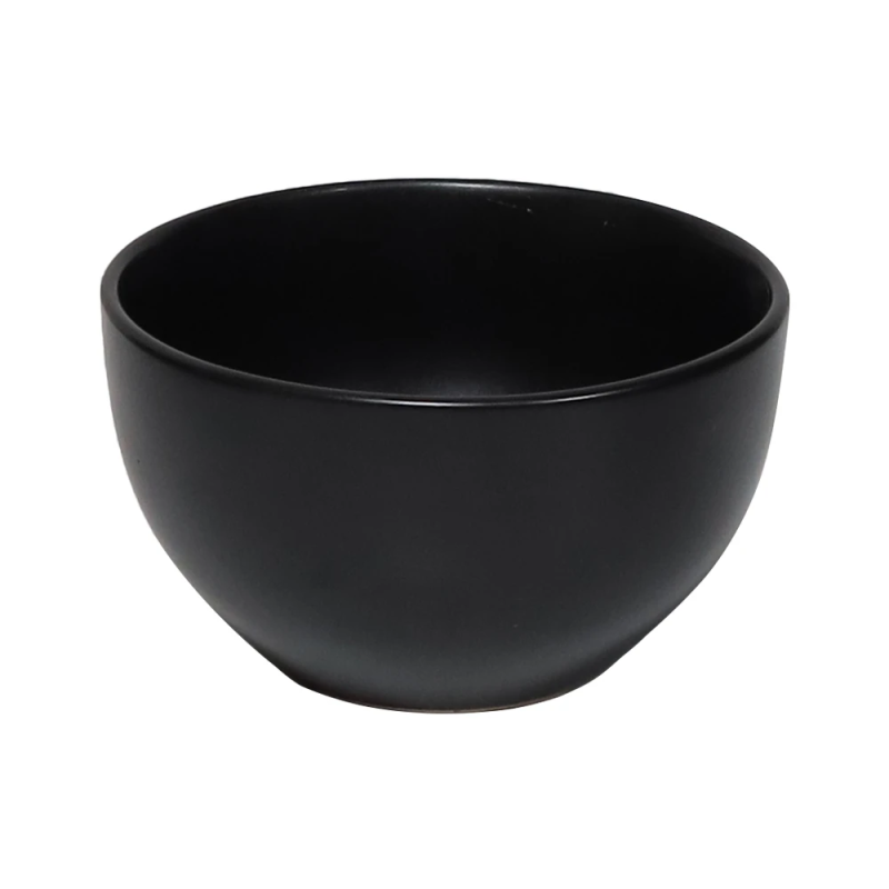 Bļodiņa Trone 15x7cm keramiska, matēti melna