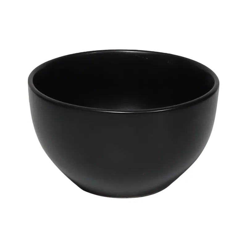 Bļodiņa Trone 15x7cm keramiska, matēti melna