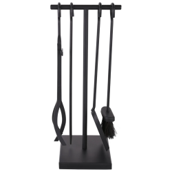 Kamīna piederumu komplekts K154-B, 5 rīki, melns