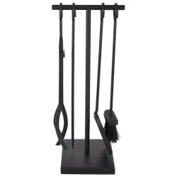 Kamīna piederumu komplekts K154-B, 5 rīki, melns