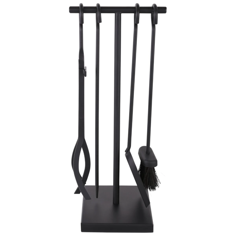 Kamīna piederumu komplekts K154-B, 5 rīki, melns