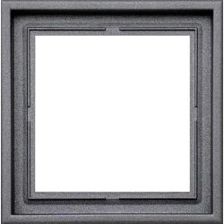 Vienīgais rāmis LIREGUS MODERN, matētas melnas krāsas