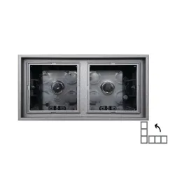 Rėmelis Liregus Modern, matinė juoda sp.