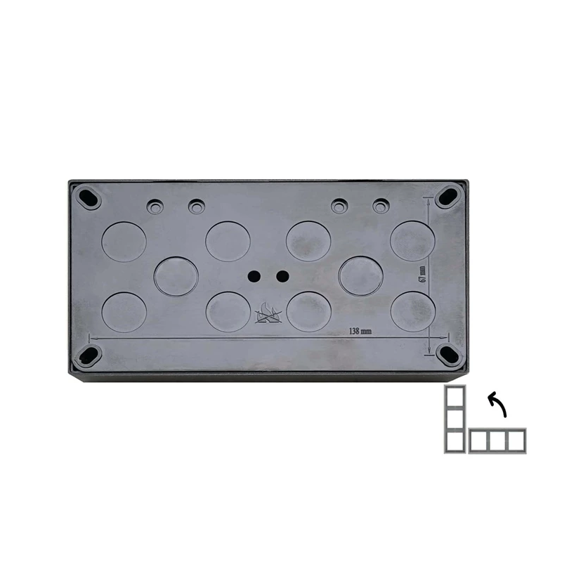 Rāmis pmd-002.m-bm 2pl modern melns