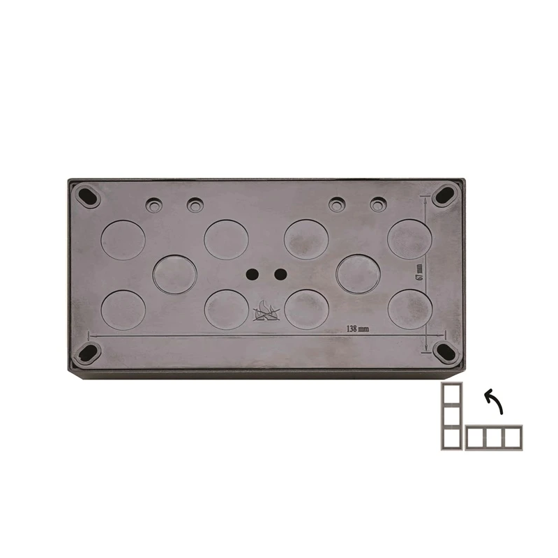 Rāmis pmd-002.m-bm 2pl modern melns