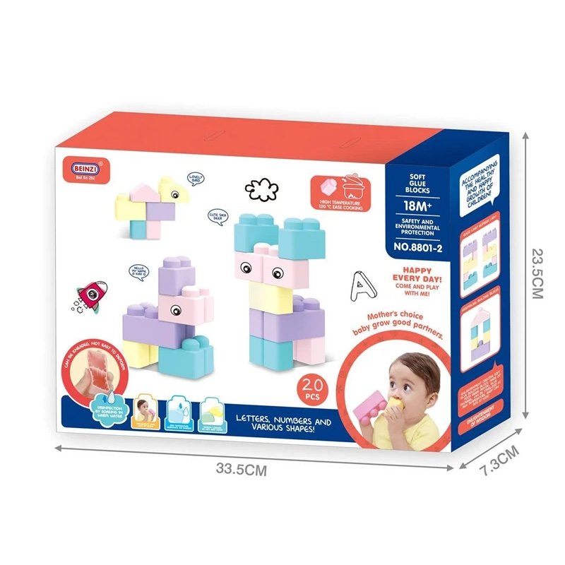 Konstruktors rotaļu baby 20 daļas