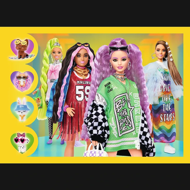TREFL BARBIE Puslede komplekt 4 in 1