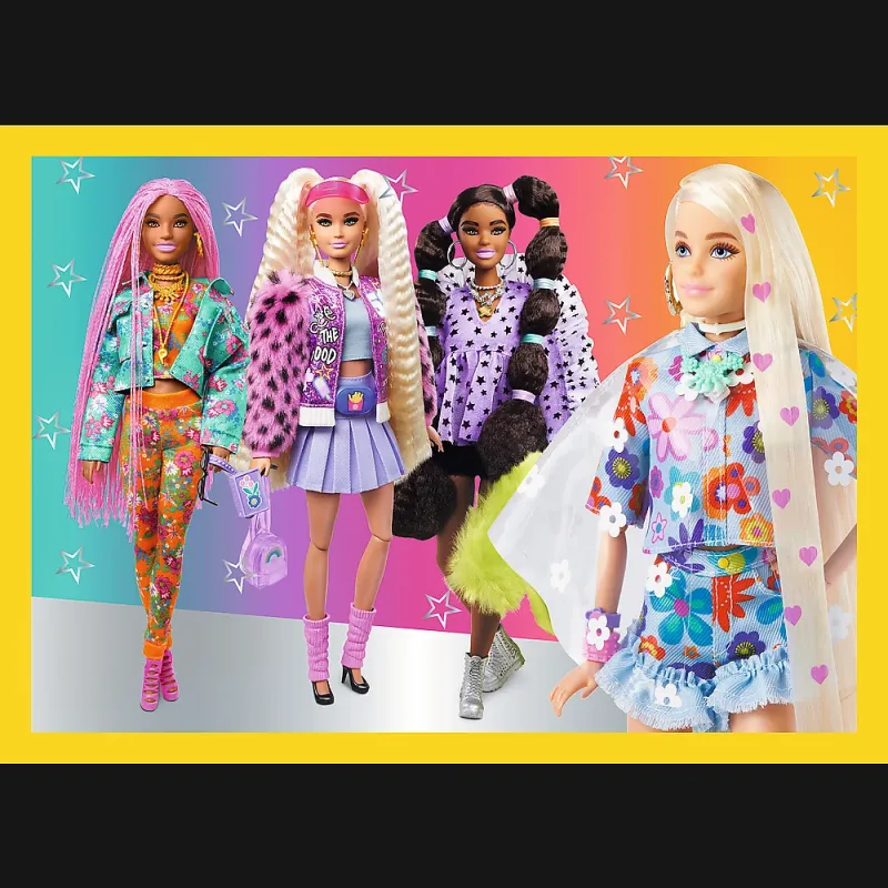 TREFL BARBIE Puslede komplekt 4 in 1