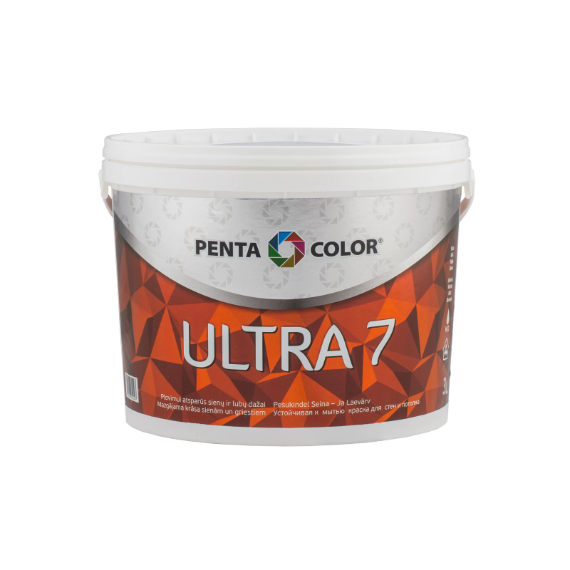 Krāsa pentacolor ultra 7 clr bāze 3 l