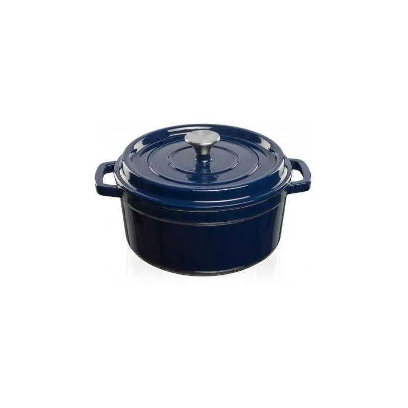 Pot casserole type 3.5l dark blue