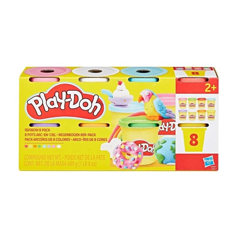 Modelēš masa playdoh compound 8gab g0513
