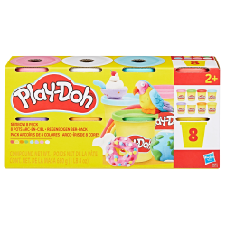 PLAY-DOH Plastilīna trauciņi, 8 gab.