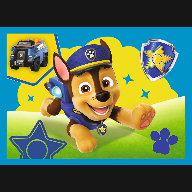TREFL PAW PATROL Pužļu komplekts 4in1 Ķepa Patruļa