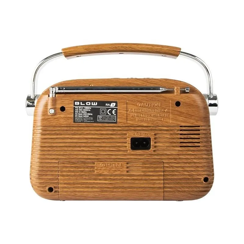 Radijo imtuvas Blow RA3 77-532, ruda sp.