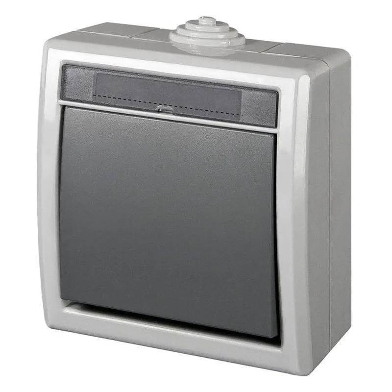 Slēdzis Elektro-Plast Aquant 1201-10 Grey