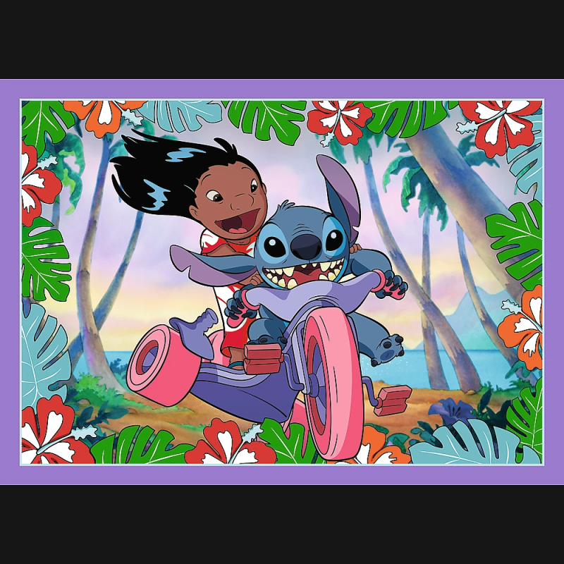 TREFL DISNEY STITCH Pužļu komplekts 4in1