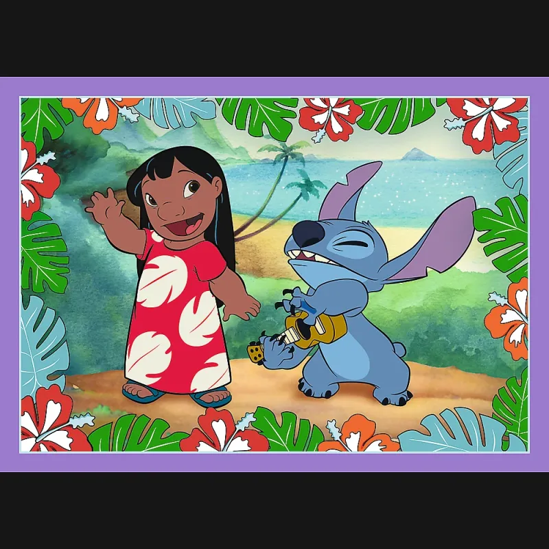 TREFL DISNEY STITCH Pužļu komplekts 4in1