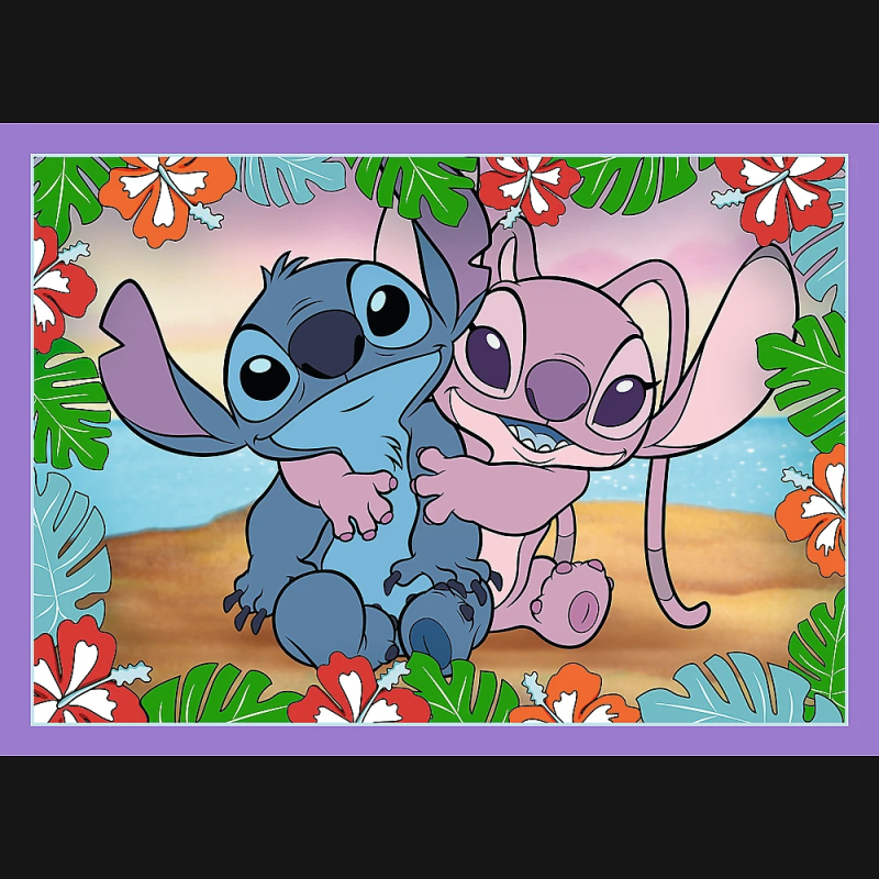 TREFL DISNEY STITCH Pužļu komplekts 4in1