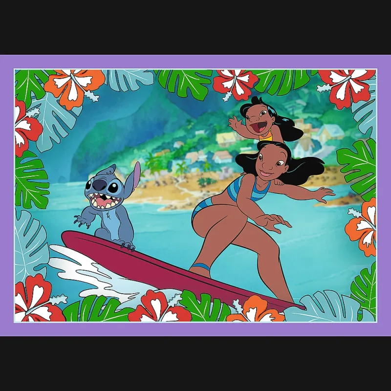 TREFL DISNEY STITCH Pužļu komplekts 4in1