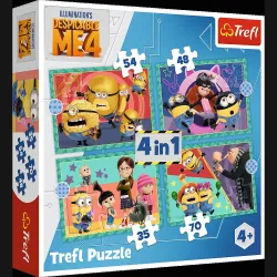 TREFL MINIONS Puslede komplekt, 4 tk, Minionid