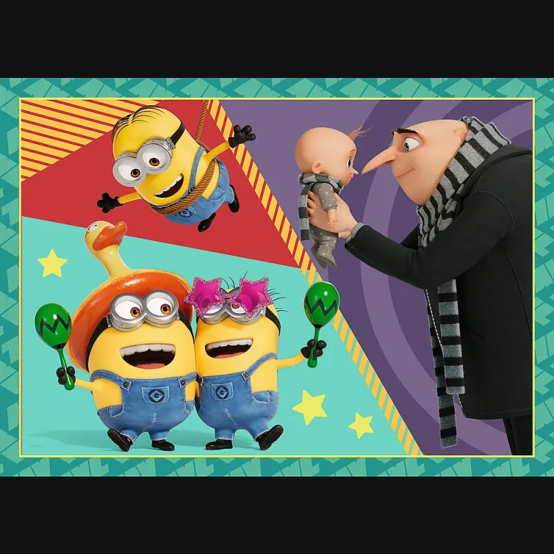 TREFL MINIONS Puslede komplekt, 4 tk, Minionid