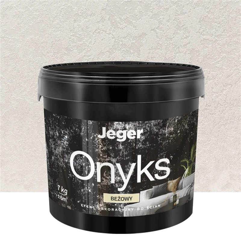 Dekoratīvais apmetums Jeger Onyks Beige 7 kg