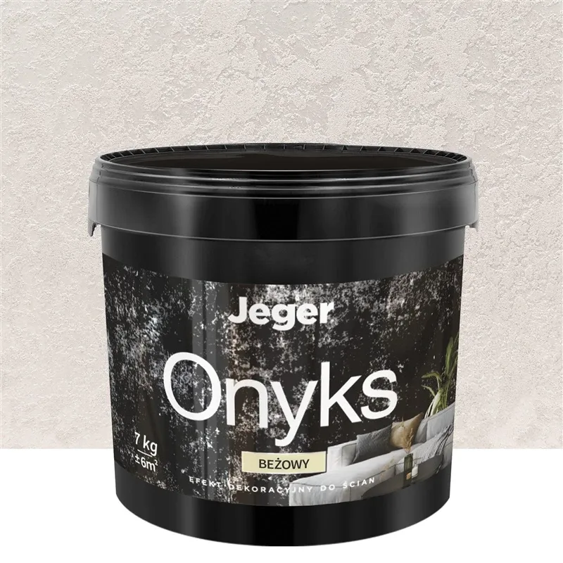 Dekoratiivkrohv, seinale Jeger Onyks Beige, 7 kg