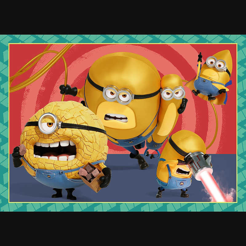 TREFL MINIONS Pužļu komplekts 4in1 Minions