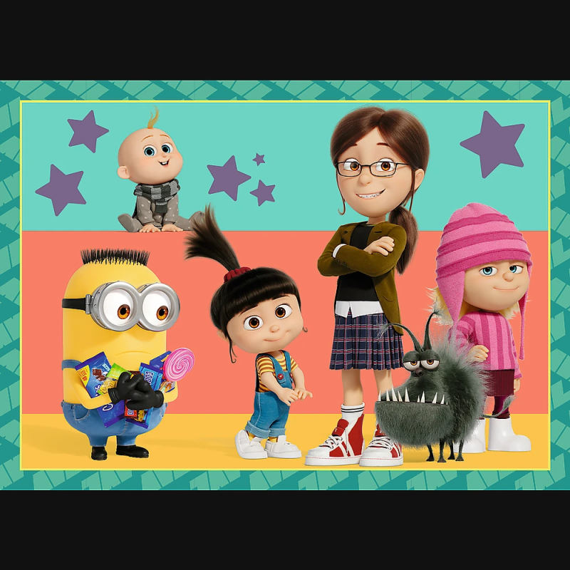 TREFL MINIONS Pužļu komplekts 4in1 Minions