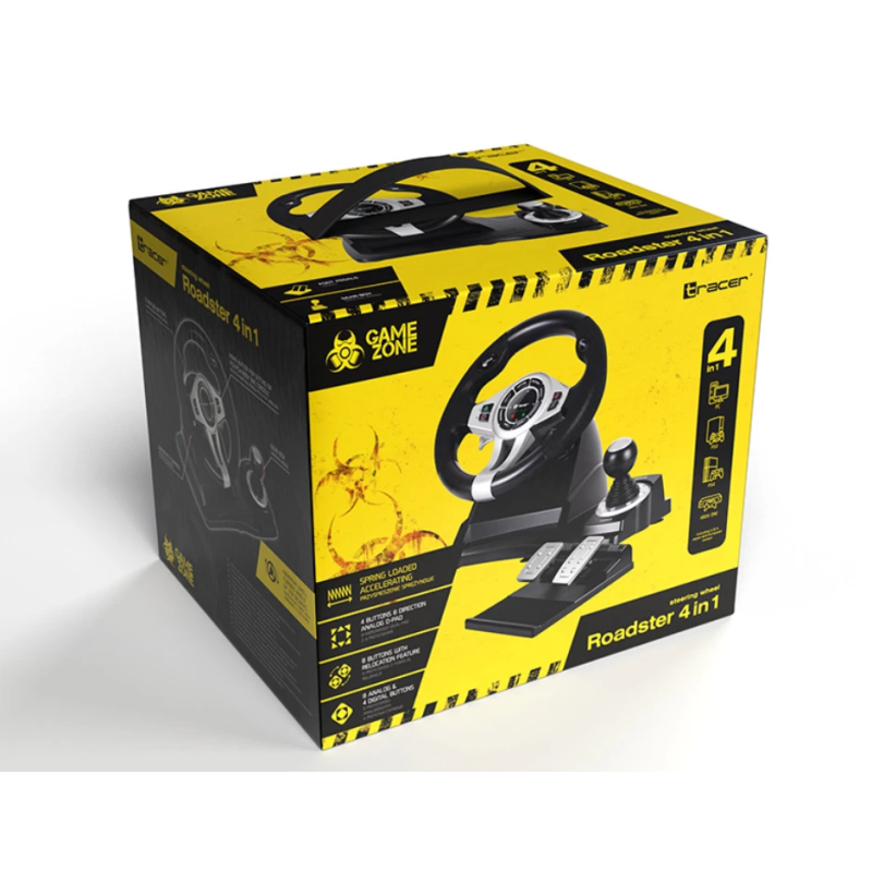 Tracer 46524 Steering Wheel Roadster 4 in 1