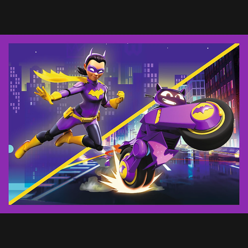 TREFL BATWHEELS Pužļu komplekts 4 in 1