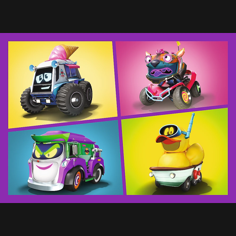 TREFL BATWHEELS Pužļu komplekts 4 in 1