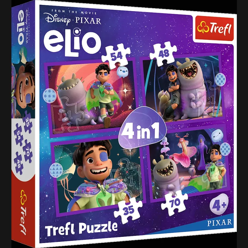 TREFL DISNEY ELIO Pužļu komplekts 4in1