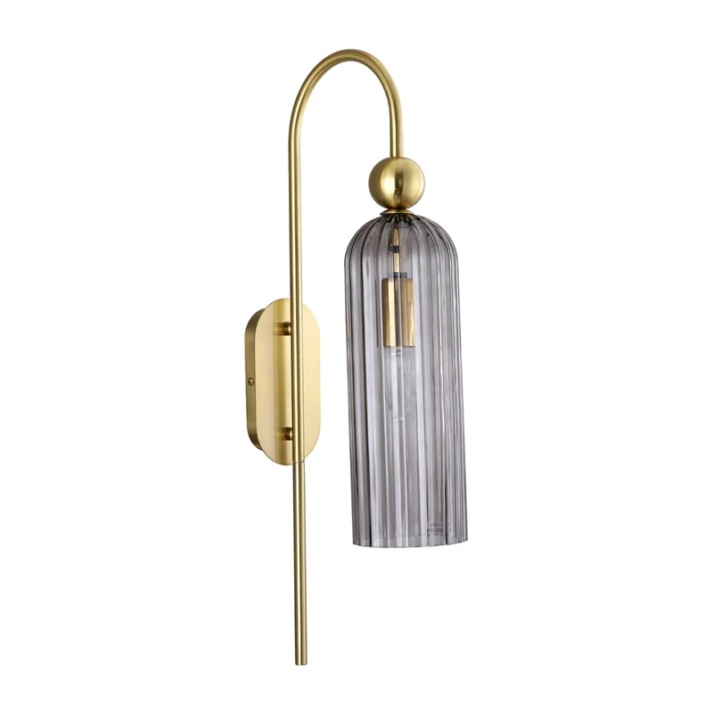 Lampa sienas piega e14 lp-939-1w dūmu