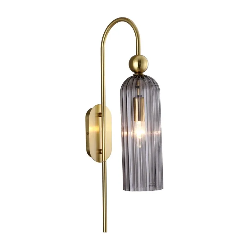 Светильник настенный Light Prestige Piega LP-939-1W smoked, E14, 1 x 40 Вт