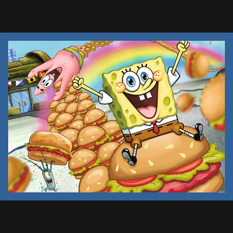 TREFL SPONGEBOB Pužļu komplekts 4 in 1