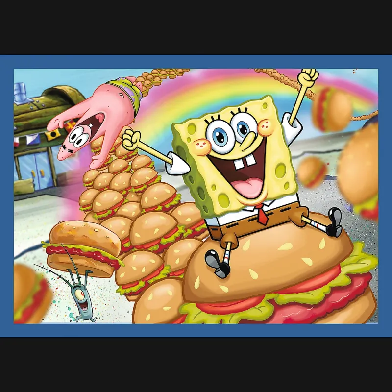 TREFL SPONGEBOB 4 dėlionių rinkinys