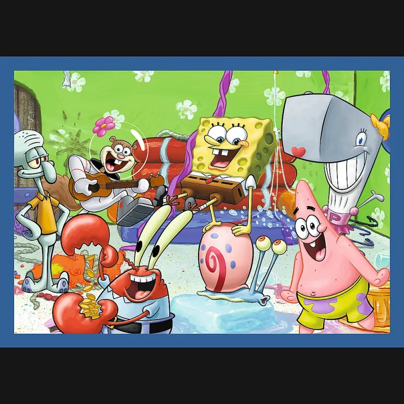 TREFL SPONGEBOB 4 dėlionių rinkinys