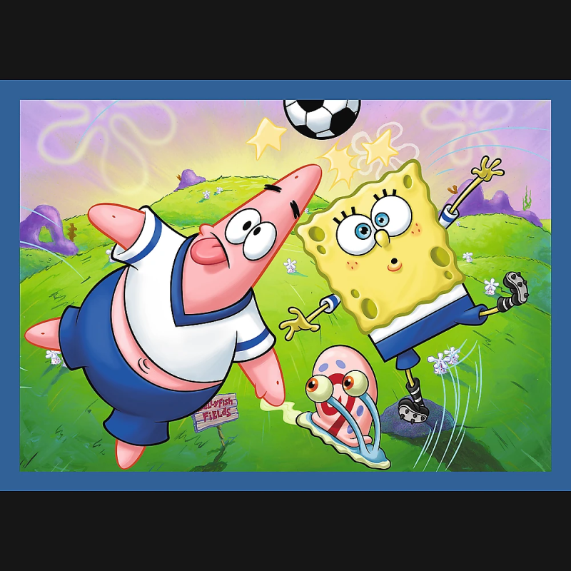 TREFL SPONGEBOB Pužļu komplekts 4 in 1