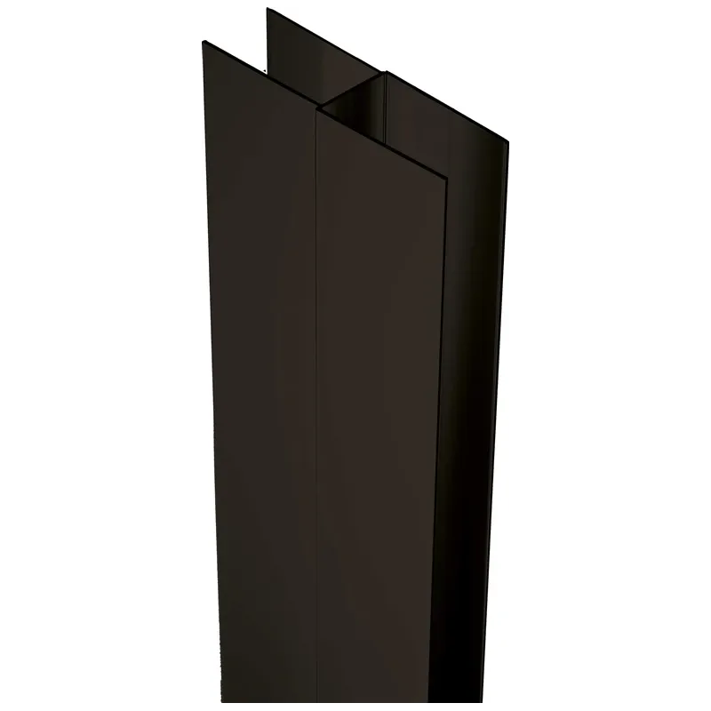 Profils paplašinājumam nero 200 cm melns