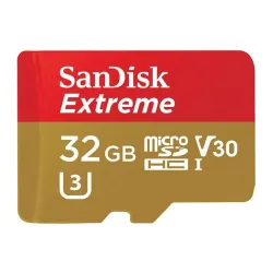MEMORY CARD SANDISK 32GB MICRO SDHC EXTREME 100MB-s