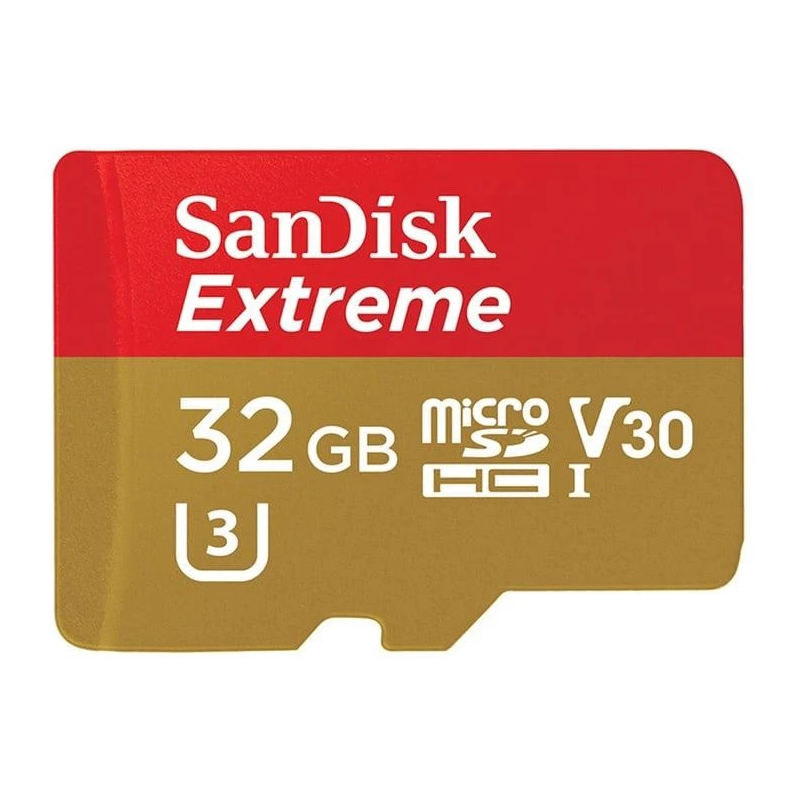 Atmiņas karte SanDisk 32GB microSDHC Extreme 100MB-s