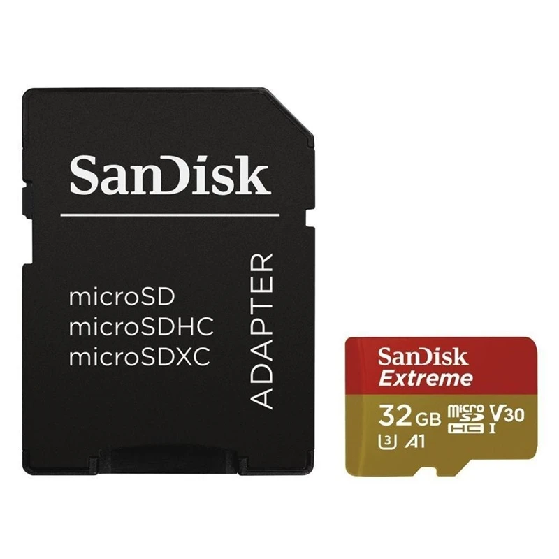 Atmiņas karte SanDisk 32GB microSDHC Extreme 100MB-s