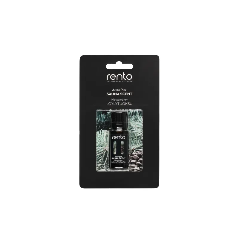 Saunas aromāts Rento Arctic pine, 10 ml Melna krās.-Zaļa krās.