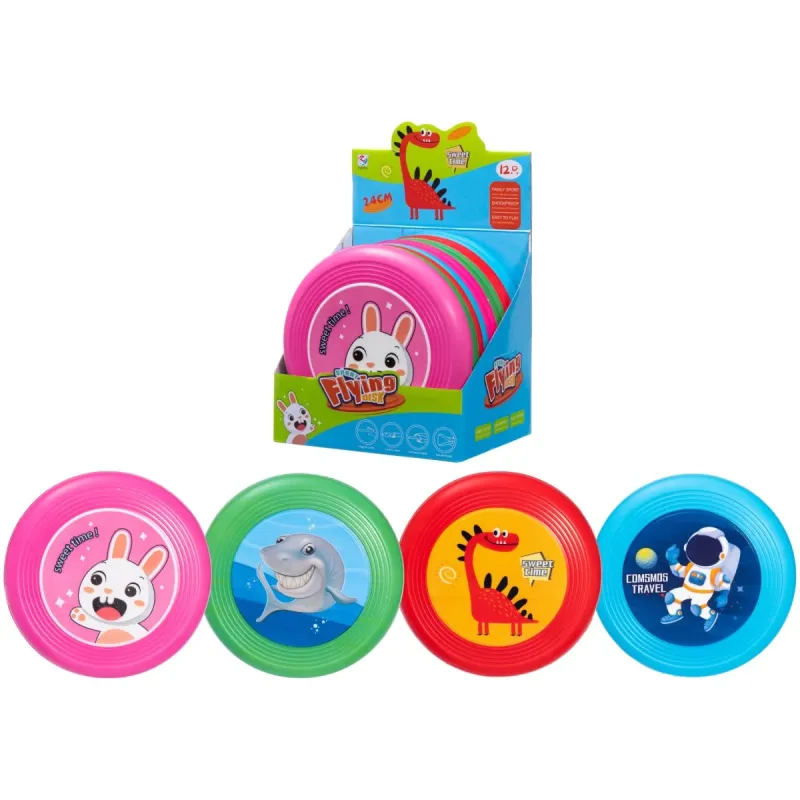 Rotaļlieta Lidojošais disks 24cm, mix