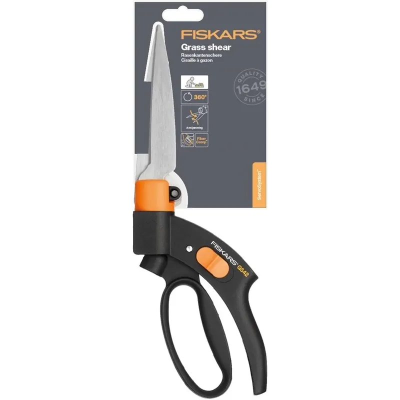 Zāles šķēres Fiskars Servo-System GS42, 340 mm