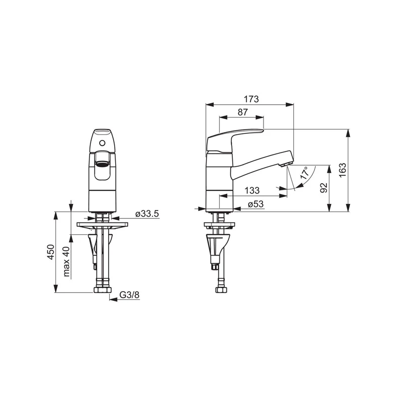 Maisītājs izlietnes 1015f safira